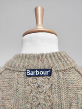 Afbeelding in Gallery-weergave laden, Barbour pull à maille torsadée en laine donegal S
