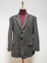 Charger l&#39;image dans la galerie, Harris Tweed blazer tweed à carreaux fenêtre en pure laine 54
