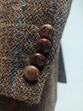 Afbeelding in Gallery-weergave laden, Harris Tweed X Barutti blazer tweed à carreaux en laine 62/64

