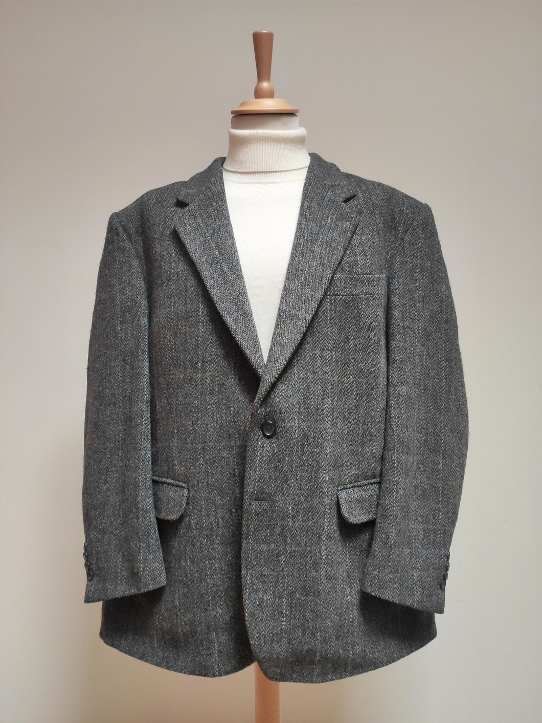 Harris Tweed blazer tweed vintage en pure laine 58