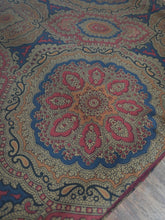 Charger l&#39;image dans la galerie, Etro Milano écharpe double face vintage paisley en cachemire et soie Made in Italy
