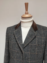 Charger l&#39;image dans la galerie, Cyrillus Paris blazer Harris Tweed femme vintage 46 Made in France
