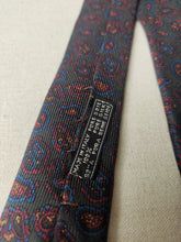 Charger l&#39;image dans la galerie, Medison Roma cravate vintage en soie à motif paisley Made in Italy
