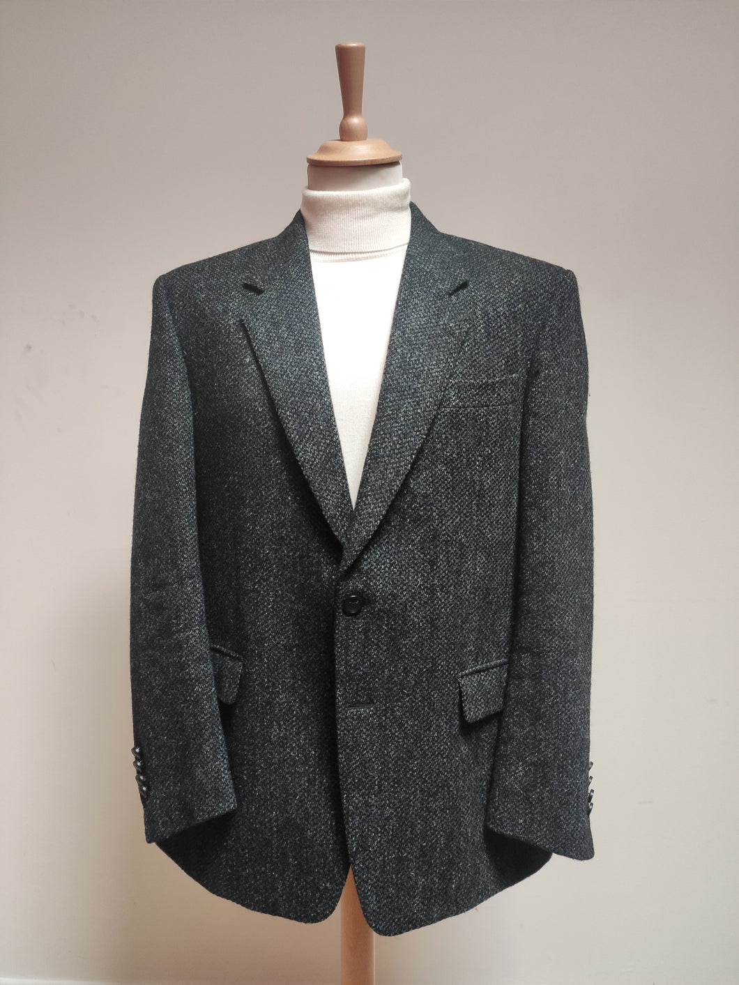 Burberrys X Harris Tweed blazer vintage en laine 54 / XXL