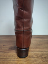 Afbeelding in Gallery-weergave laden, Carmina Albaladejo bottes cavalières en cuir lisse marron 3,5 UK / 36 FR
