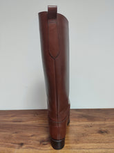 Afbeelding in Gallery-weergave laden, Carmina Albaladejo bottes cavalières en cuir lisse marron 3,5 UK / 36 FR
