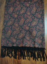 Carica l&#39;immagine nel visualizzatore di Gallery, Holliday &amp; Brown London écharpe double face en cachemire laine et soie Made in Great Britain
