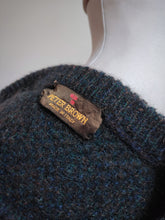 Afbeelding in Gallery-weergave laden, Peter Brown pull losanges col rond en laine et mohair Made in Italy 54 / XXL
