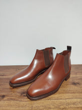 Charger l&#39;image dans la galerie, Carmina Albaladejo femme Chelsea boots cognac 5,5 UK / 39 FR Made in Spain
