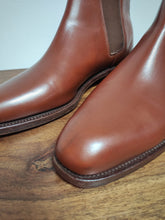 Charger l&#39;image dans la galerie, Carmina Albaladejo femme Chelsea boots cognac 5,5 UK / 39 FR Made in Spain
