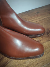 Charger l&#39;image dans la galerie, Carmina Albaladejo femme Chelsea boots cognac 5,5 UK / 39 FR Made in Spain
