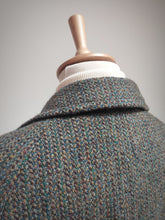 Carica l&#39;immagine nel visualizzatore di Gallery, Harris Tweed X Dunn &amp; Co manteau classique tweed raglan en pure laine L
