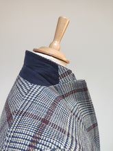 Charger l&#39;image dans la galerie, Tagliatore blazer à carreaux en laine et soie Vitale Barberis collection vintage 48 R
