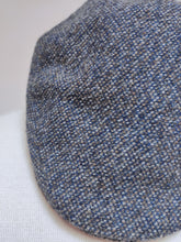 Carica l&#39;immagine nel visualizzatore di Gallery, Bardelli di Crivelli Milano casquette plate en laine vierge taille 57 Made in italy
