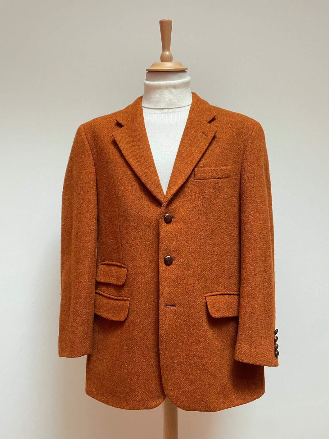 Harris Tweed X Jodhpur Galeries Lafayette blazer vintage en pure laine vierge 52