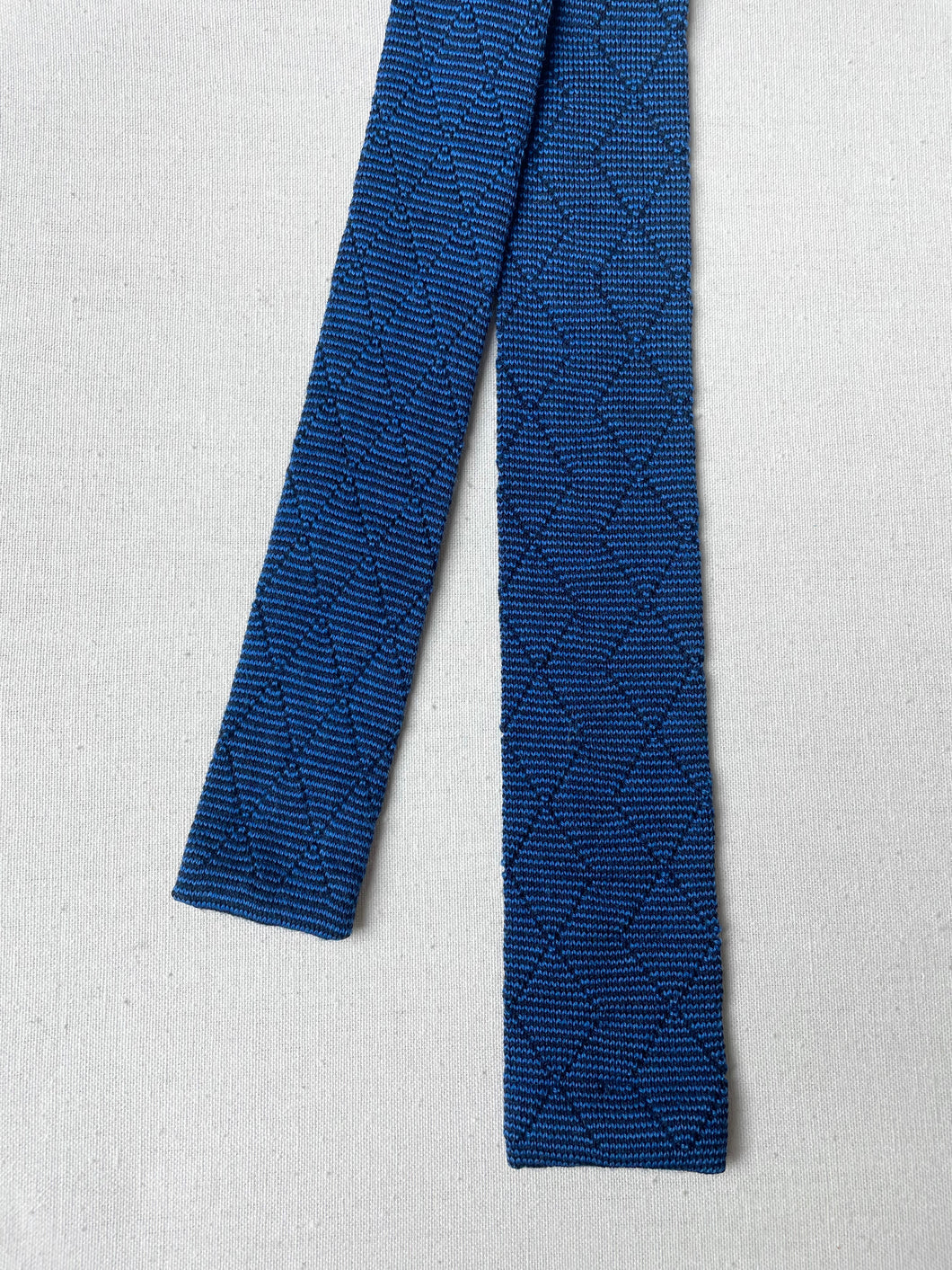 Paco Rabanne Paris cravate maille vintage en laine